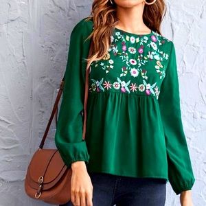 Embroidery blouse